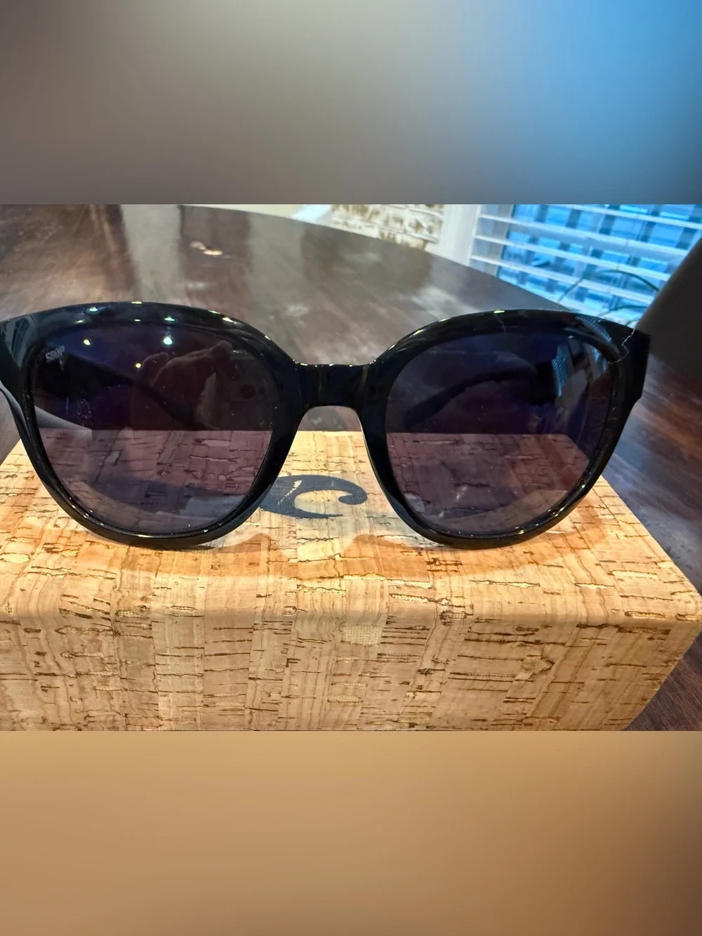 Costa Del Mar Black Woman’s Salina Sunglasses with polarized gray lenses 6S9051